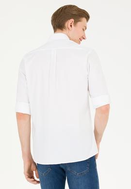 Erkek Beyaz Uzun Kollu Gömlek - 50269871010