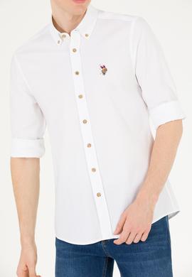 Erkek Beyaz Uzun Kollu Gömlek - 50269871010