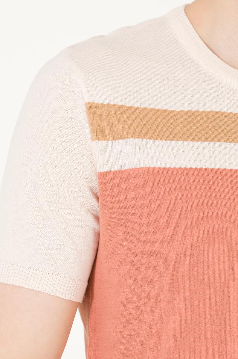 Erkek Pudra Bisiklet Yaka Triko Kazak