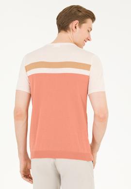 Erkek Pudra Bisiklet Yaka Triko Kazak - 50264624014