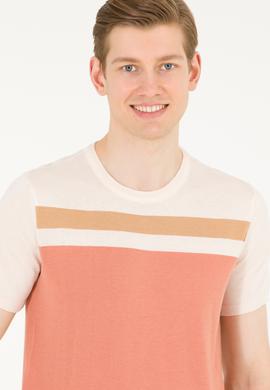 Erkek Pudra Bisiklet Yaka Triko Kazak - 50264624014