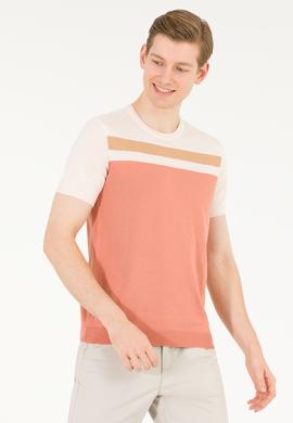 Erkek Pudra Bisiklet Yaka Triko Kazak - 50264624014