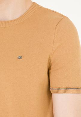 Erkek Camel Bisiklet Yaka Triko Kazak - 50262474034