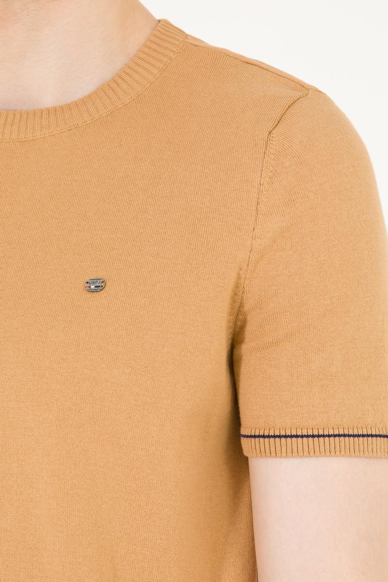 Erkek Camel Bisiklet Yaka Triko Kazak - 50262474034