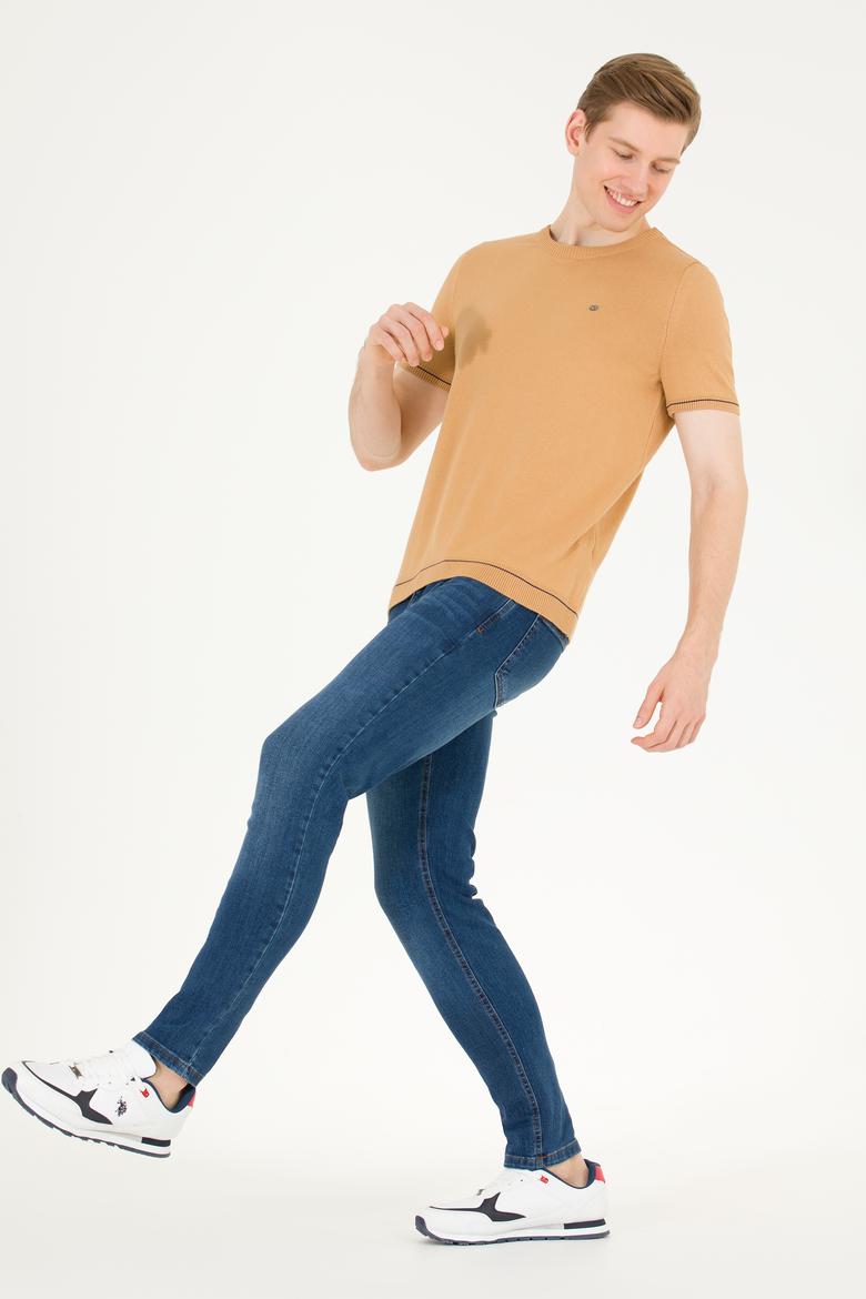 Erkek Camel Bisiklet Yaka Triko Kazak - 50262474034