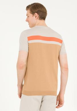 Erkek Camel Bisiklet Yaka Triko Kazak - 50264624001