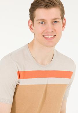 Erkek Camel Bisiklet Yaka Triko Kazak - 50264624005