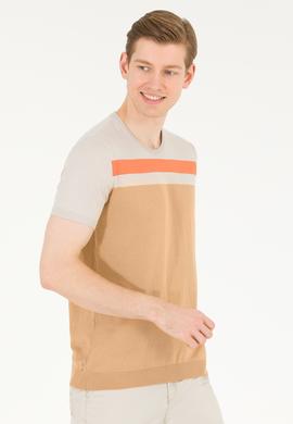 Erkek Camel Bisiklet Yaka Triko Kazak - 50264624005