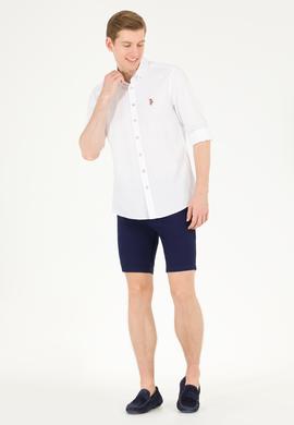 Erkek Beyaz Uzun Kollu Basic Gömlek - 50263099013