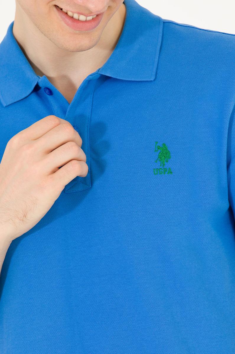 Erkek Saks Basic Polo Yaka Tişört