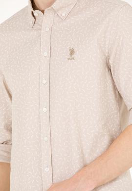 Erkek Taş Uzun Kollu Gömlek - 50264087028