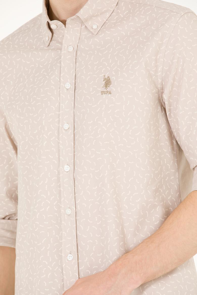 Erkek Taş Uzun Kollu Gömlek - 50264087028