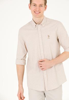 Erkek Taş Uzun Kollu Gömlek - 50264087028