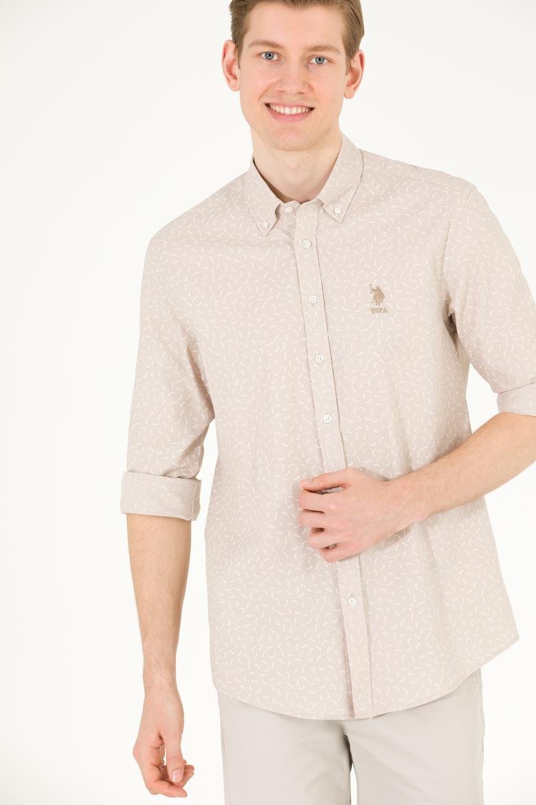 Erkek Taş Uzun Kollu Gömlek - 50264087028