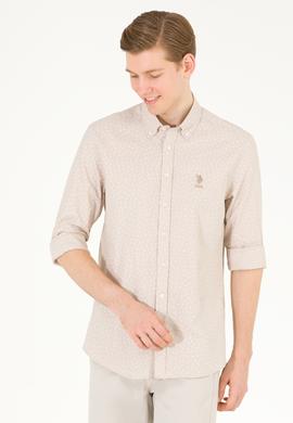 Erkek Taş Uzun Kollu Gömlek - 50264087028