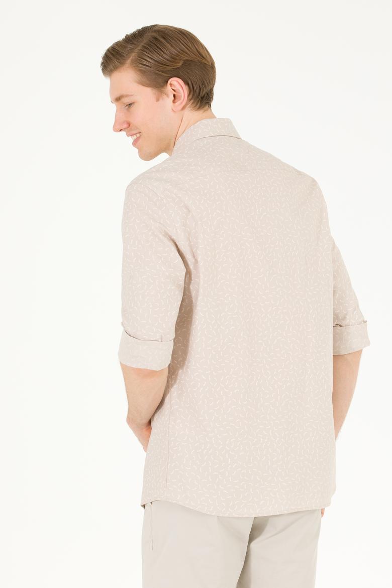 Erkek Taş Uzun Kollu Gömlek - 50264087028