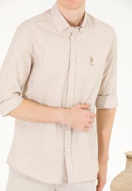 Erkek Taş Uzun Kollu Gömlek - 50264087028