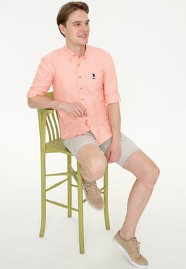 Erkek Somon Uzun Kollu Basic Gömlek - 50249488053