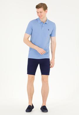 Erkek Koyu Mavi Basic Polo Yaka Tişört - 50262933275