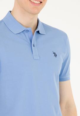 Erkek Koyu Mavi Basic Polo Yaka Tişört - 50262933275