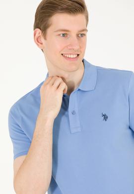 Erkek Koyu Mavi Basic Polo Yaka Tişört - 50262933275