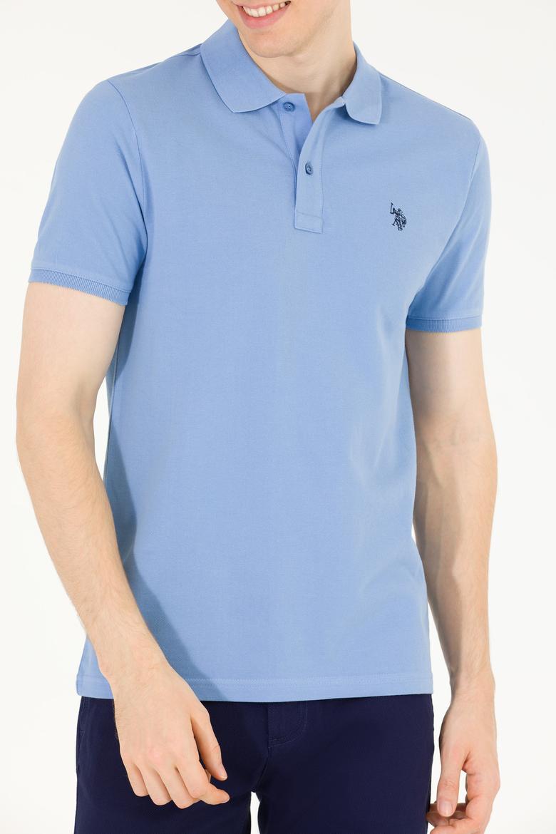 Erkek Koyu Mavi Basic Polo Yaka Tişört - 50262933275