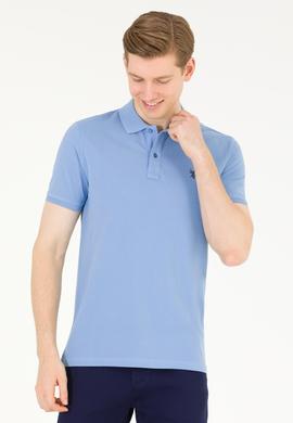 Erkek Koyu Mavi Basic Polo Yaka Tişört - 50262933275