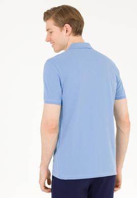 Erkek Koyu Mavi Basic Polo Yaka Tişört - 50262933275