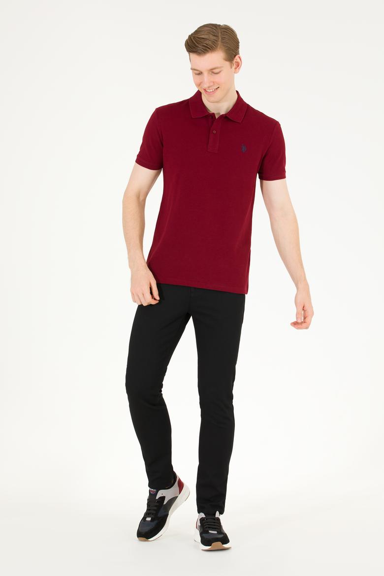 Erkek Plum Basic Polo Yaka Tişört - 50262933520