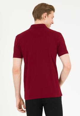 Erkek Plum Basic Polo Yaka Tişört - 50262933520