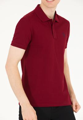 Erkek Plum Basic Polo Yaka Tişört - 50262933520