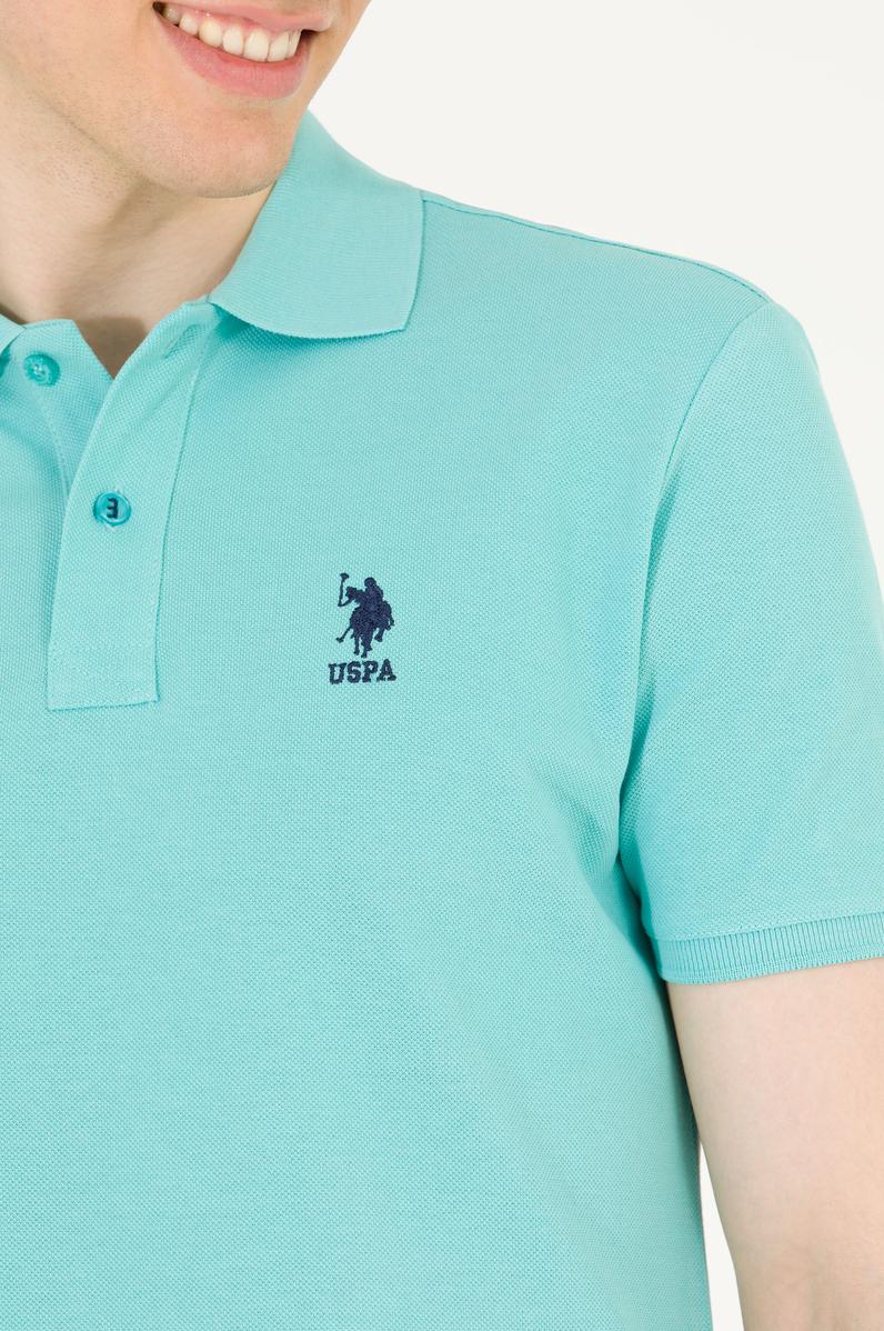 Erkek Mint Basic Polo Yaka Tişört
