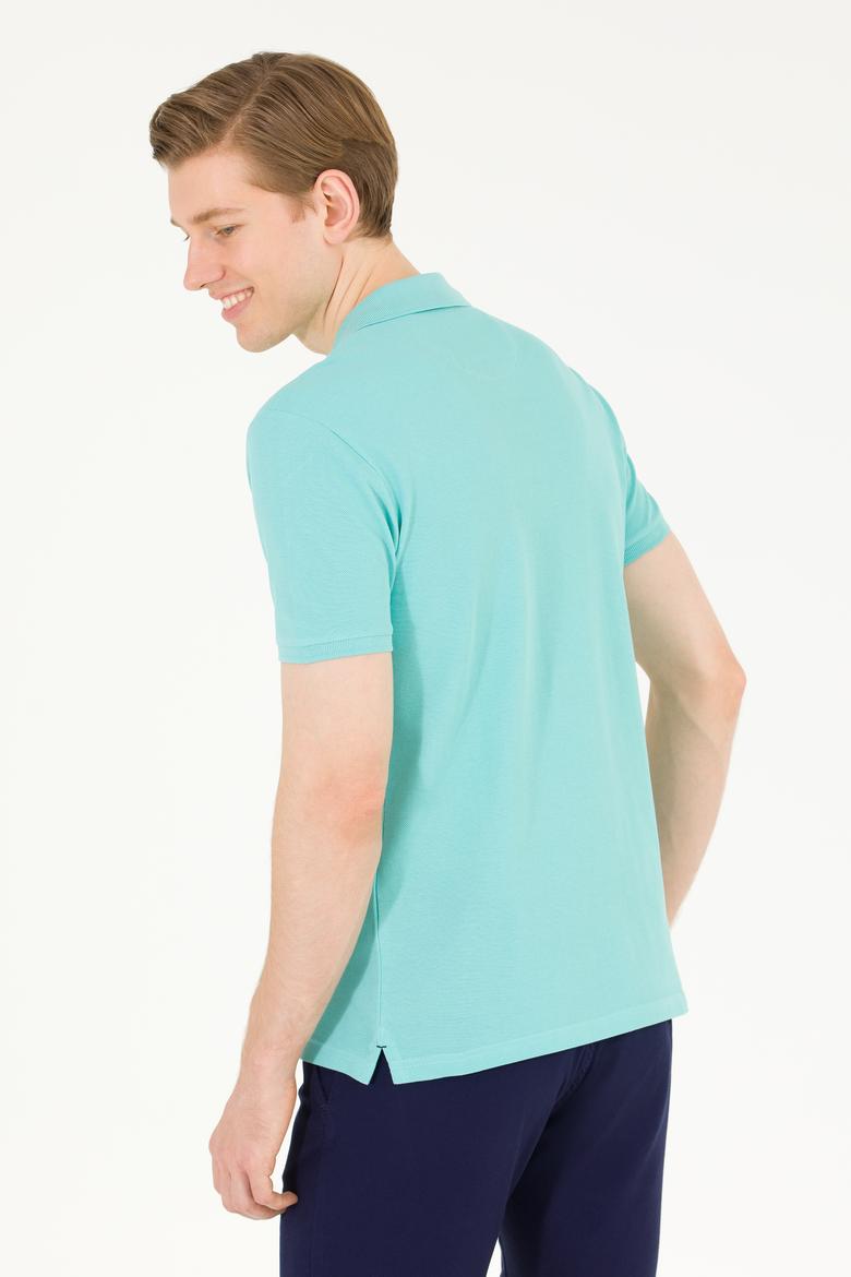 Erkek Mint Basic Polo Yaka Tişört - 50266337025