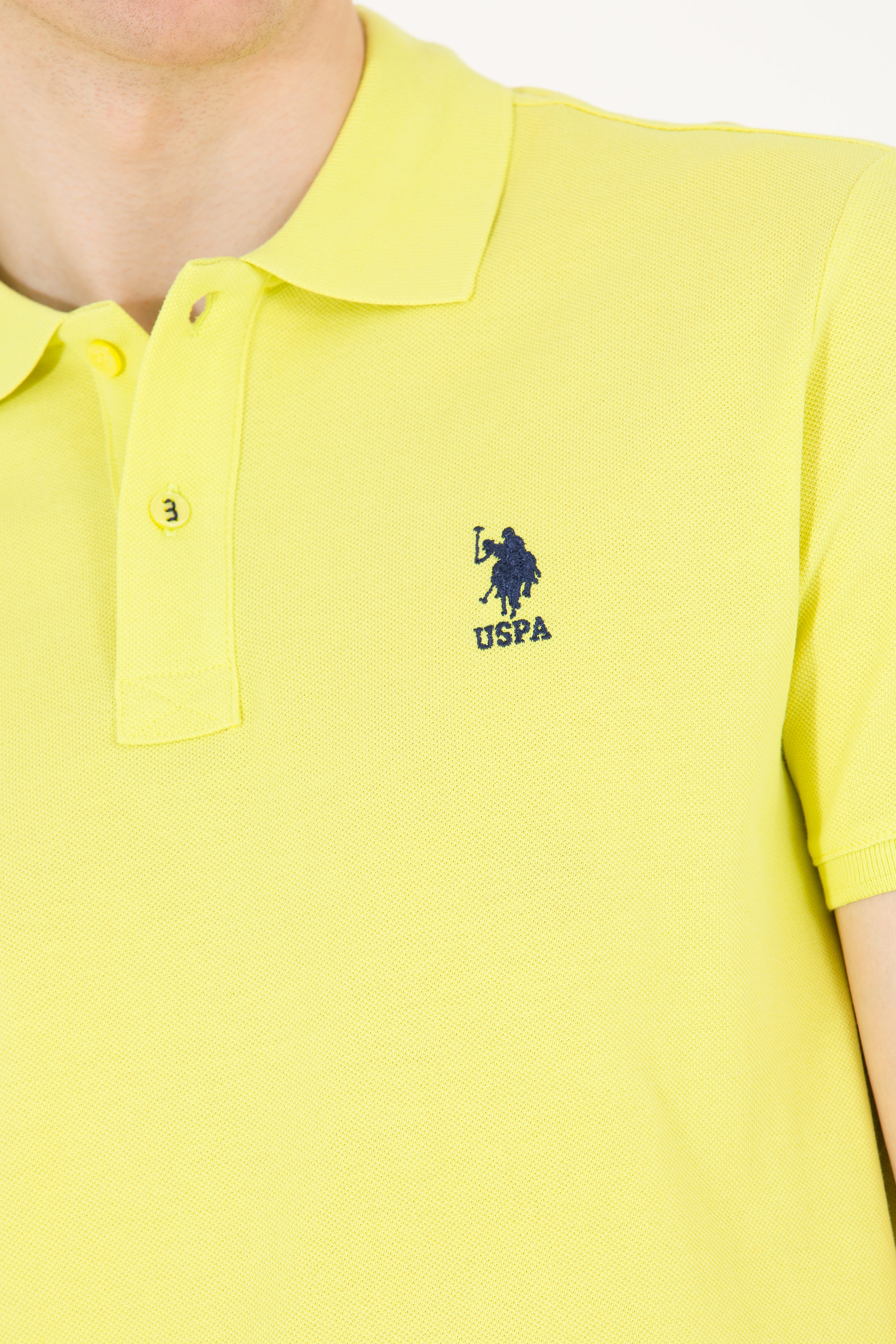 Erkek Citron Basic Polo Yaka Tişört - Image 7