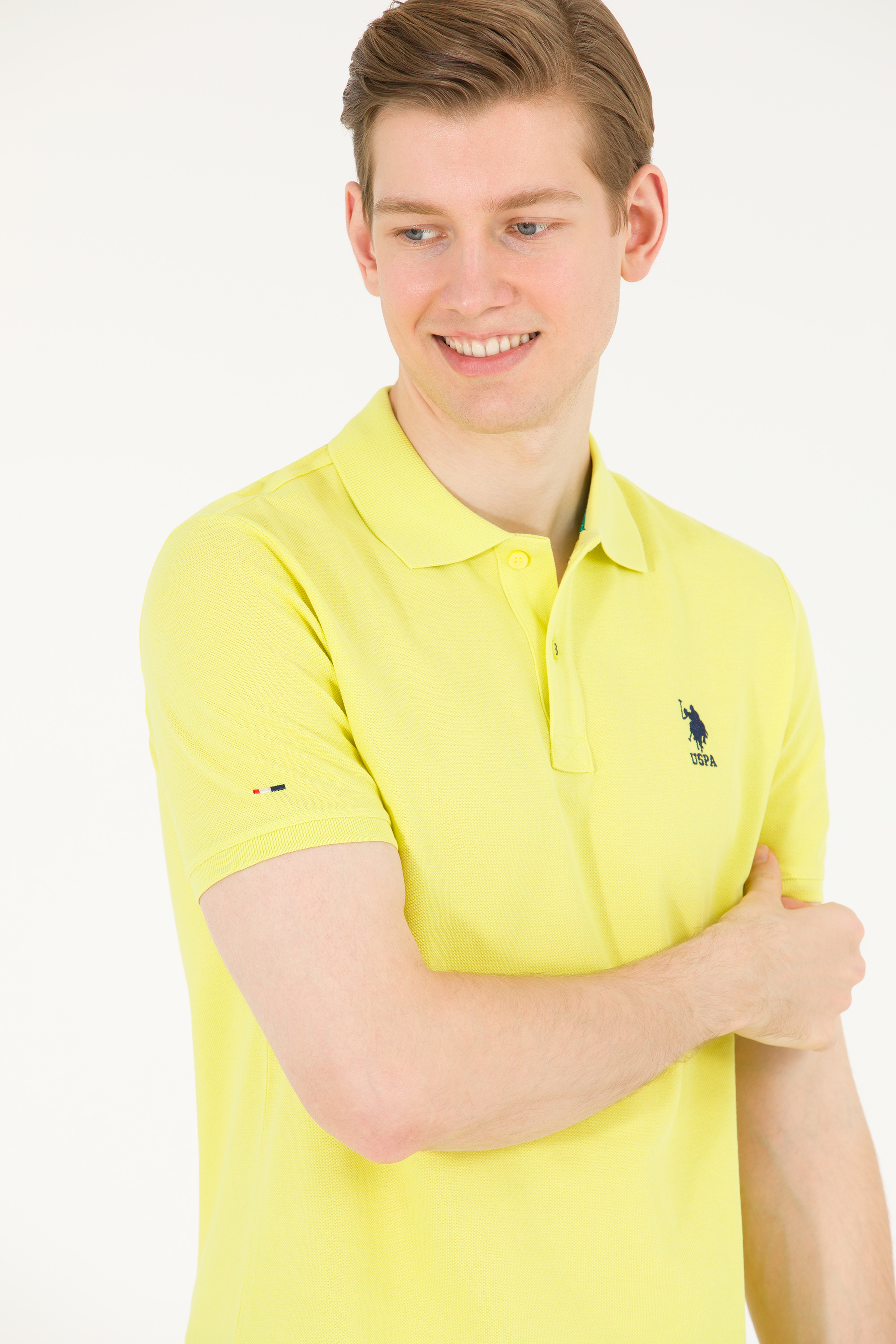 Erkek Citron Basic Polo Yaka Tişört - Image 2
