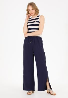 Kadın Lacivert Bisiklet Yaka Kazak - 50264623003