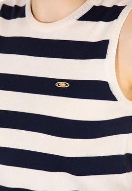 Kadın Lacivert Bisiklet Yaka Kazak - 50264623003