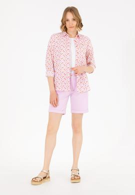 Kadın Manolya Dokuma Şort - 50263220056