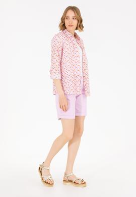 Kadın Manolya Dokuma Şort - 50263220056