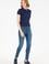 Kadın Mavi Skinny High Waist Fit Jean Pantolon
