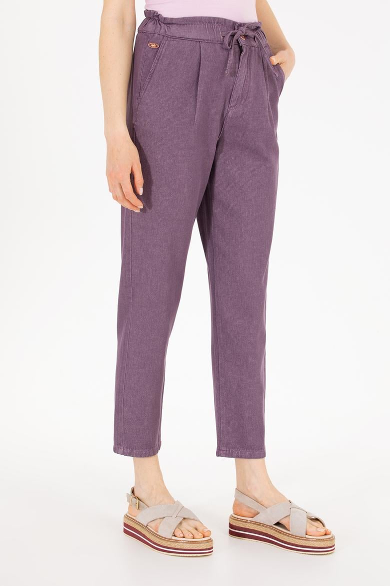 Kadın Mor Jean Pantolon - 50263797015