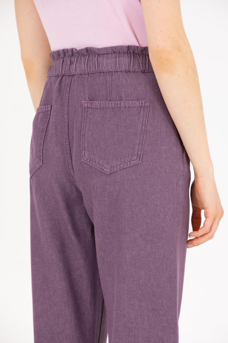 Kadın Mor Jean Pantolon - 50263797015