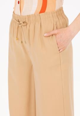 Kadın Camel Loose Relax Fit Pantolon - 50263197014