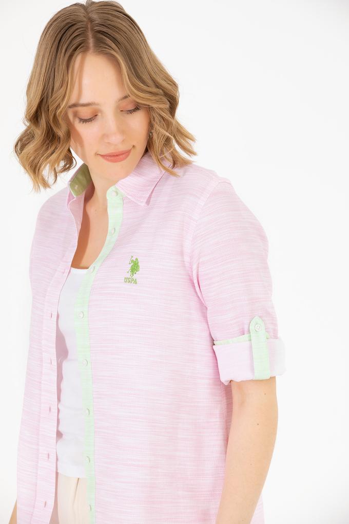 Kadın Manolya Uzun Kollu Gömlek