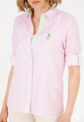 Kadın Manolya Uzun Kollu Gömlek - 50264110011