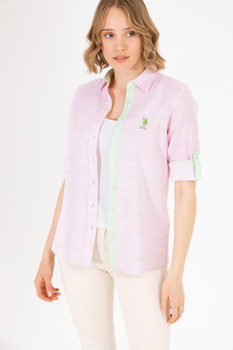 Kadın Manolya Uzun Kollu Gömlek - 50264110011