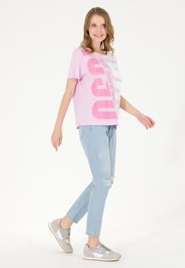 Kadın Açık Mavi Boy Friend Fit Jean Pantolon - 50263808003