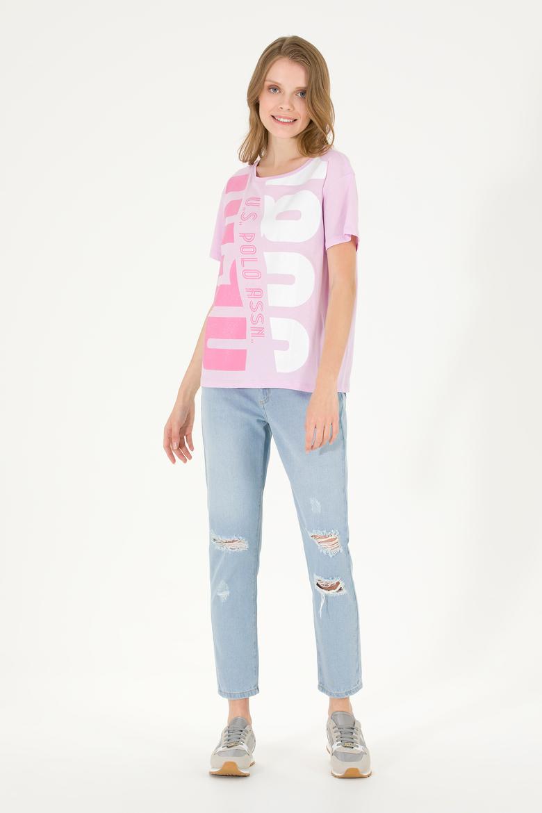 Kadın Açık Mavi Boy Friend Fit Jean Pantolon