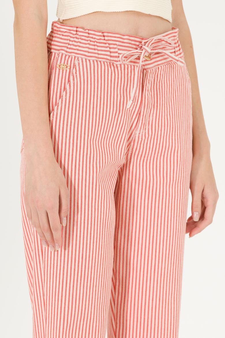 Kadın Kırmızı Jean Pantolon - 50266290007