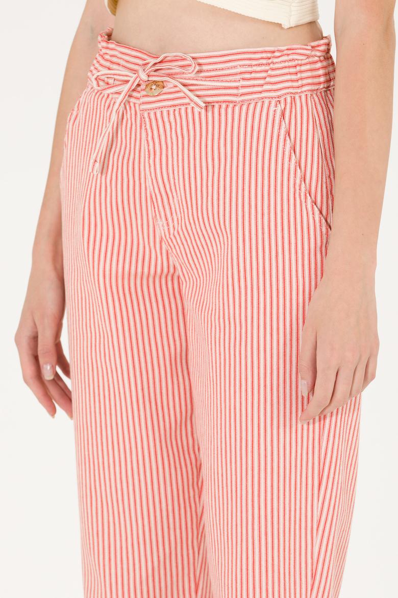 Kadın Kırmızı Jean Pantolon - 50266290007